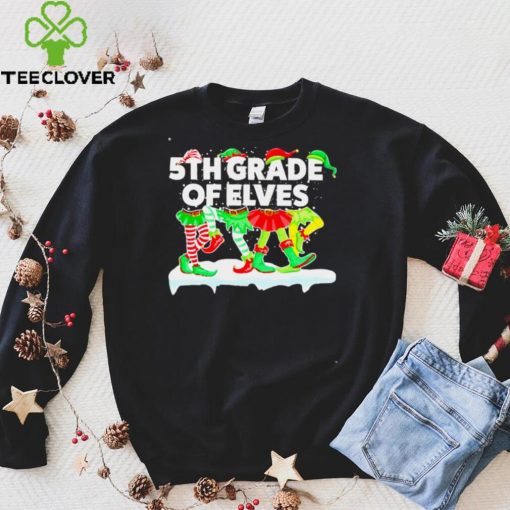 Official Grinch ELF Squad 5th Grade Of Elves Christmas Sweater Shirt hoodie, sweater