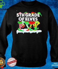 Official Grinch ELF Squad 5th Grade Of Elves Christmas Sweater Shirt hoodie, sweater