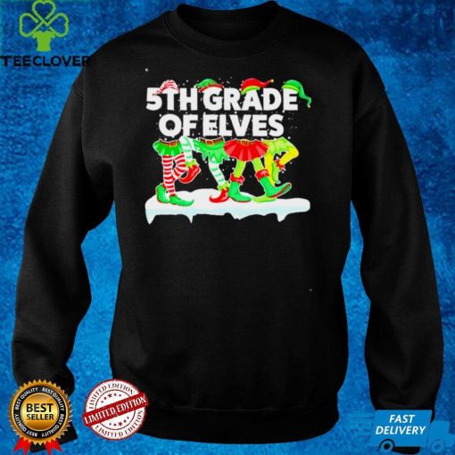 Official Grinch ELF Squad 5th Grade Of Elves Christmas Sweater Shirt hoodie, sweater