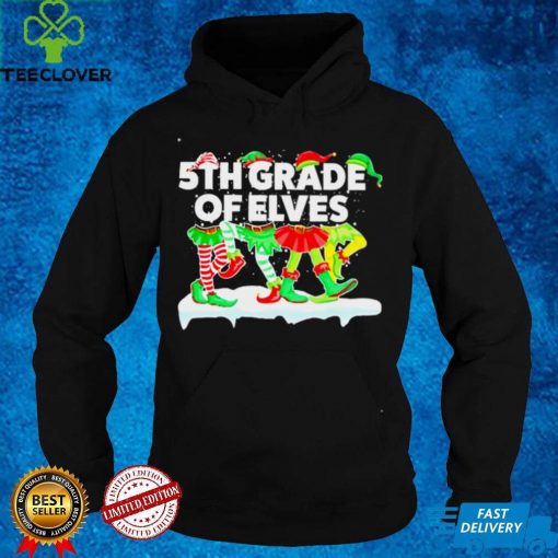 Official Grinch ELF Squad 5th Grade Of Elves Christmas Sweater Shirt hoodie, sweater