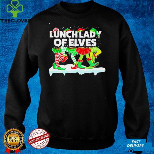 Official Grinch ELF Squad Lunch Lady Of Elves Christmas Sweater Shirt hoodie, sweater