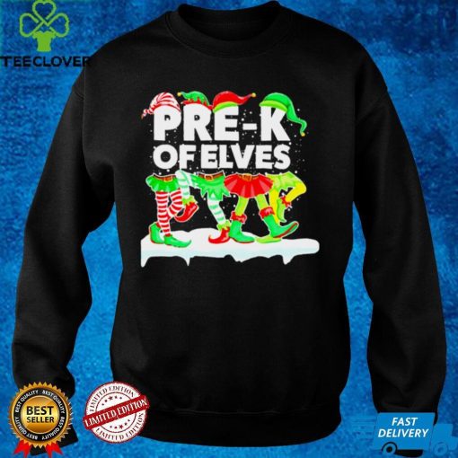 Official Grinch ELF Squad Pre K Of Elves Christmas Sweater Shirt hoodie, sweater