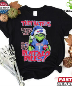 Official Grinch Santa they hate us because they ain’t us Buffalo Bills Christmas Holidays shirt 2 Official Grinch Santa they hate us because they ain’t us Buffalo Bills Christmas Holidays shirt