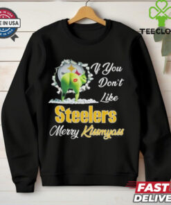 Official Grinch X Pittsburgh Steelers If You Don’t Like Steelers Merry Kissmyass Shirt