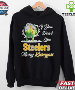 Official Grinch X Pittsburgh Steelers If You Don’t Like Steelers Merry Kissmyass Shirt