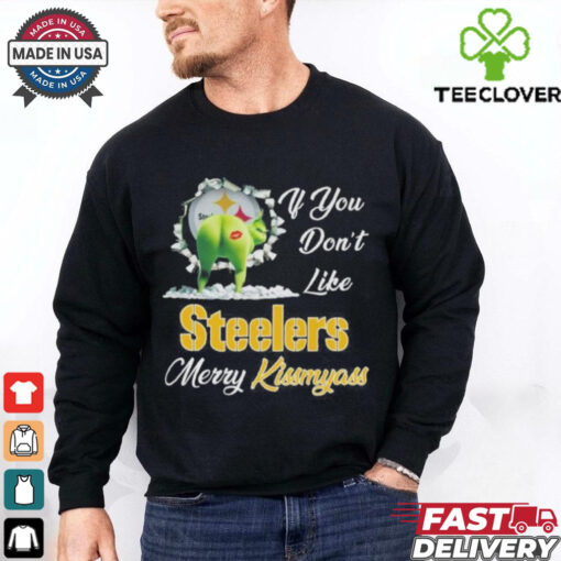 Official Grinch X Pittsburgh Steelers If You Don’t Like Steelers Merry Kissmyass Shirt