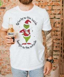 Official Grinch grinchy on the inside bougie on the outside Christmas T shirt 1 Official Grinch grinchy on the inside bougie on the outside Christmas T shirt