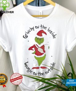 Official Grinch grinchy on the inside bougie on the outside Christmas T shirt 2 Official Grinch grinchy on the inside bougie on the outside Christmas T shirt