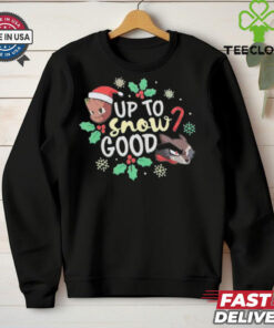 Official Groot and Rocket Holiday Guardians of the Galaxy Up To Snow Good Shirt