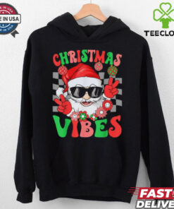 Official Groovy santa claus Christmas vibes 2024 T shirt