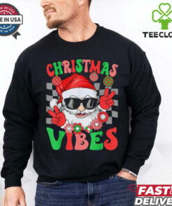 Official Groovy santa claus Christmas vibes 2024 T shirt