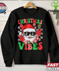 Official Groovy santa claus Christmas vibes 2024 T shirt