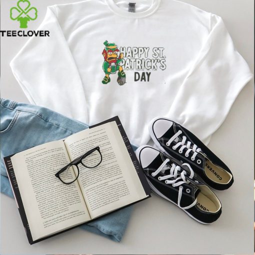 Official Groundskeeper Willie Happy St Patrick’s Day 2024 T shirt