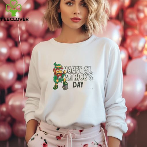Official Groundskeeper Willie Happy St Patrick’s Day 2024 T shirt