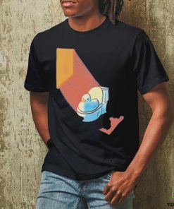 Official Grovy Space Duck On A Toilet Shirt