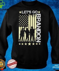 Official Gun American Flag Patriots Lets Go Brandon Chant Veteran Sweater Shirt