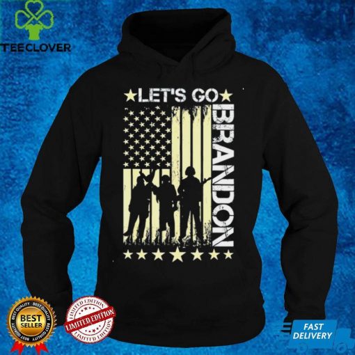 Official Gun American Flag Patriots Lets Go Brandon Chant Veteran Sweater Shirt