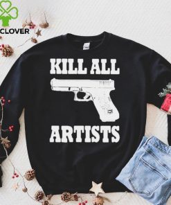 Official Gun Kill all artists hoodie, sweater, longsleeve, shirt v-neck, t-shirt