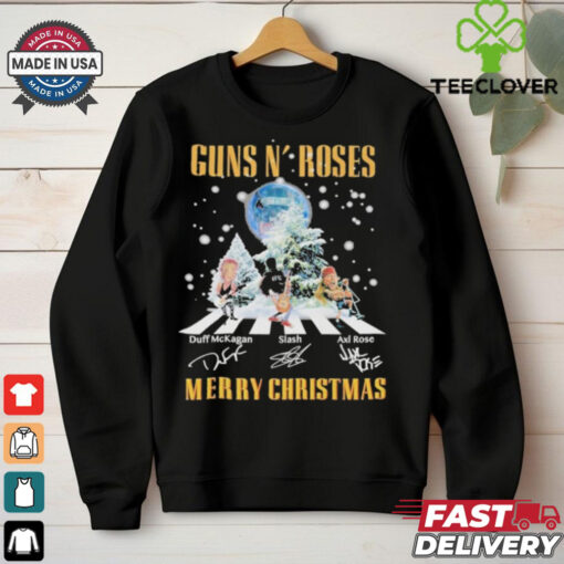 Official Guns N’ Roses Merry Christmas 2024 Happy Holidays T Shirt