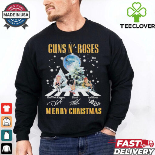 Official Guns N’ Roses Merry Christmas 2024 Happy Holidays T Shirt