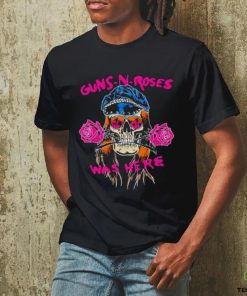 Official Guns N’ Roses Skull Gn’R Was Here Shirt