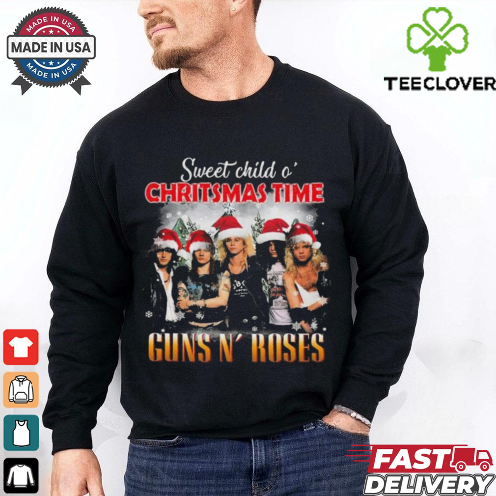 Official Guns N’ Roses Sweet Child O’ Christmas Time 2024 Shirt Official Guns N’ Roses Sweet Child O’ Christmas Time 2024 Shirt