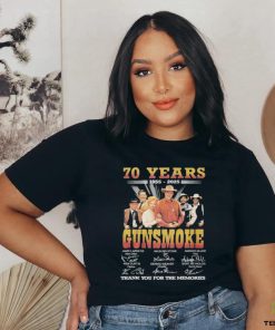 Official Gunsmoke 70th Anniversary 1954 2024 Thank You For The Memories Fan T Shirt