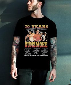 Official Gunsmoke 70th Anniversary 1954 2024 Thank You For The Memories Fan T Shirt