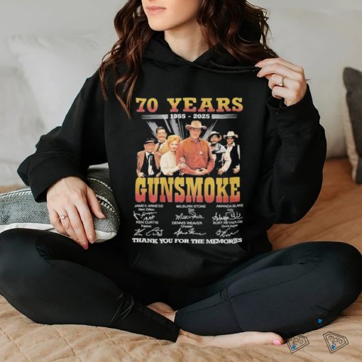 Official Gunsmoke 70th Anniversary 1954 2024 Thank You For The Memories Fan T Shirt