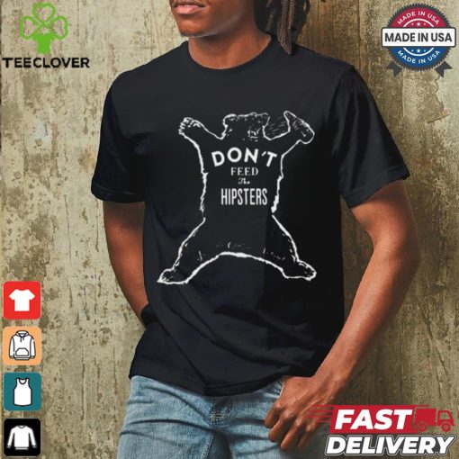 Official Gunther Eagleman Drinking Bear Don’t Feed The Hipsters t shirt