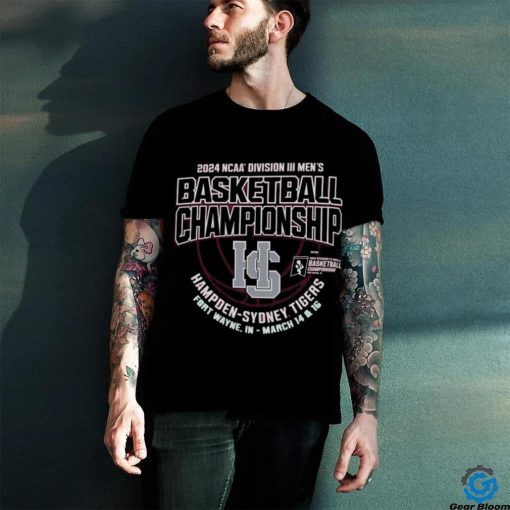 Official Hampden Sydney Tigers 2024 NCAA Division III Men’s Basketball Championship Shirt