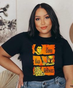 Official Han Solo The Good Boba Fett The Bad And Chewbacca The Wookiee T Shirt