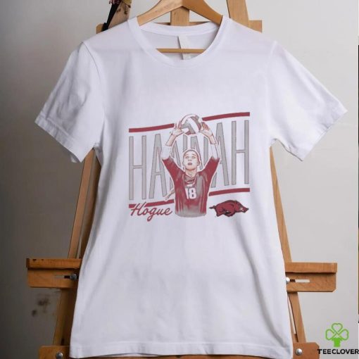 Official Hannah Hogue Cartoon Volleyball T shirt