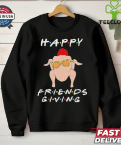 Official Happy Friendsgiving Fall Autumn Friends Turkey Thanksgiving T Shirt