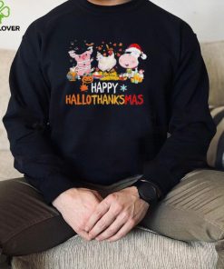 Official Happy HalloThanksMas Farm Animals hoodie, sweater, longsleeve, shirt v-neck, t-shirt