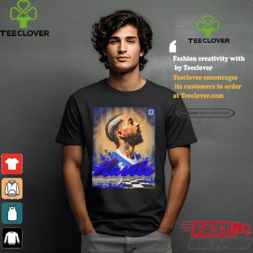 Official Happy Heavenly Birthday Nipsey Hussle He Would Have Turned 39 Today Poster shirt