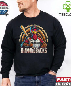 Official Happy Thanksgiving Arizona Diamondbacks Baseball Turkey 2024 Shirt