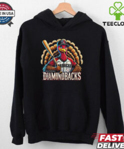 Official Happy Thanksgiving Arizona Diamondbacks Baseball Turkey 2024 Shirt