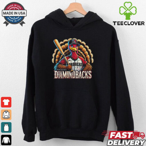 Official Happy Thanksgiving Arizona Diamondbacks Baseball Turkey 2024 Shirt