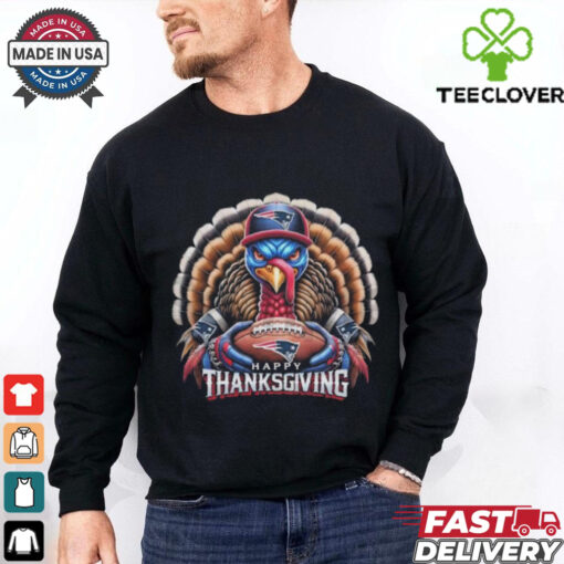 Official Happy Thanksgiving New England Patriots Football Turkey 2024 Shirt