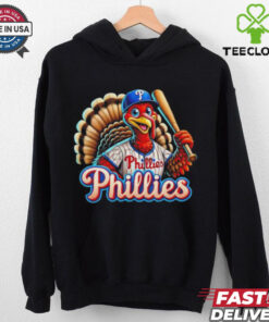 Official Happy Thanksgiving Philadelphia Phillies Baseball Turkey 2024 Shirt