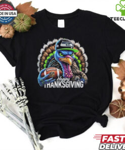 Official Happy Thanksgiving Seattle Seahawks Football Turkey 2024 Shirt
