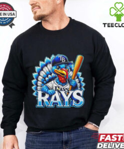 Official Happy Thanksgiving Tampa Bay Rays Baseball Turkey 2024 Shirt