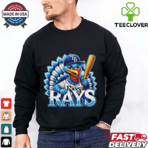 Official Happy Thanksgiving Tampa Bay Rays Baseball Turkey 2024 Shirt