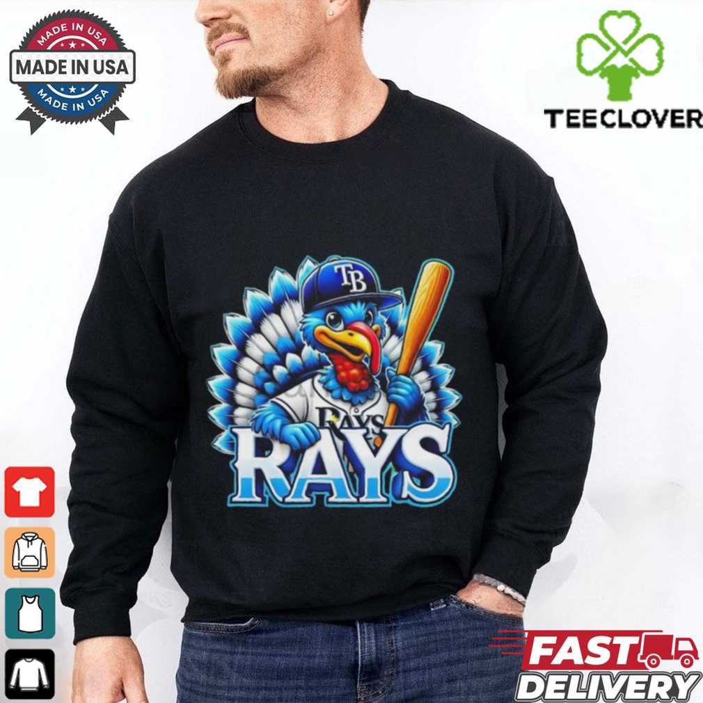 Official Happy Thanksgiving Tampa Bay Rays Baseball Turkey 2024 Shirt Official Happy Thanksgiving Tampa Bay Rays Baseball Turkey 2024 Shirt