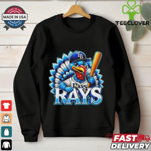 Official Happy Thanksgiving Tampa Bay Rays Baseball Turkey 2024 Shirt