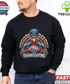 Official Happy Thanksgiving Tennessee Titans Football Turkey 2024 Shirt