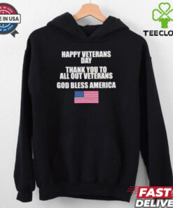 Official Happy Veterans Day Thanks All Out Veterans Godbless America Shirt
