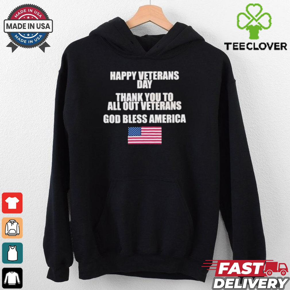 Official Happy Veterans Day Thanks All Out Veterans Godbless America Shirt Official Happy Veterans Day Thanks All Out Veterans Godbless America Shirt