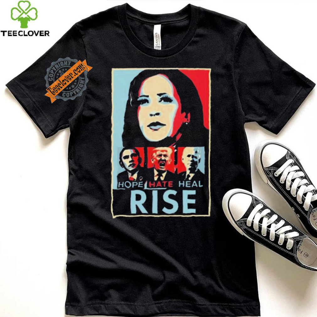 Official Harris Obama Trump Biden Hope Hate Heal Rise Shirt Official Harris Obama Trump Biden Hope Hate Heal Rise Shirt